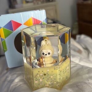 Cute musical Labubu Night Light with Stars Musical globe